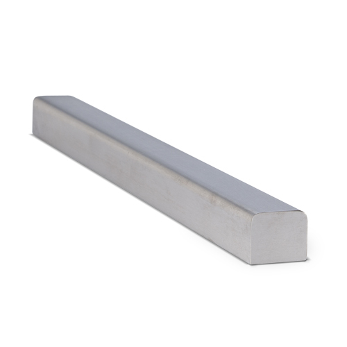 Endcap flat for U-profile 30x25x2mm, AISI 304 satined