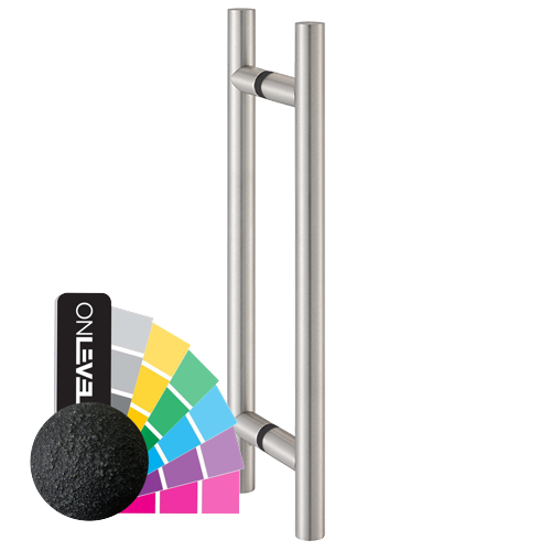 Handle bar Set Ø25mm H=1000mm, AISI 304 RAL structure