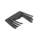 EXCITE glass rubber set for sauna use glass-wall 90° for glass 8/10mm (please note: max. load reduced to 35kg)