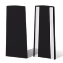 TL-6000 Endcap left/right aluminum black anodized