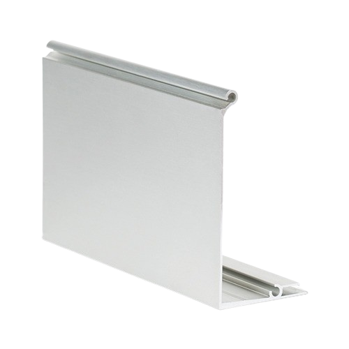 Covercap TL-3031 half height L=2500mm, aluminum natural anodized