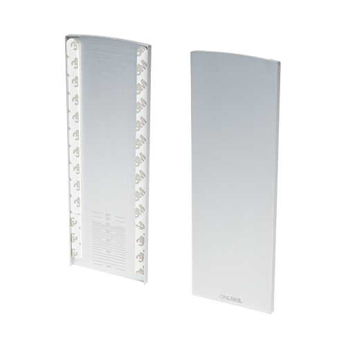 TF-6620 endcap left/right for stairway, aluminum natural anodized