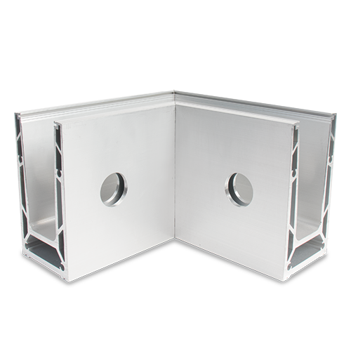 TF-6621 inside corner 90°, aluminum mill finish
