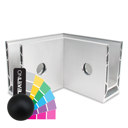 TF-6621 inside corner 90°, aluminum RAL matt