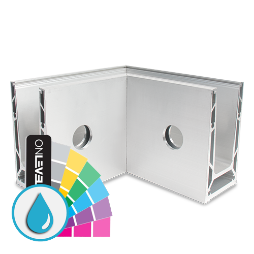 TF-6621 inside corner 90°, aluminum ARMOR RAL