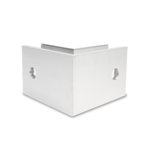 TF-6621 outside corner 90°, aluminum natural anodized