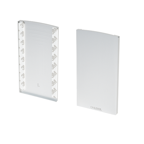 TF-6621 endcap left, aluminum natural anodized