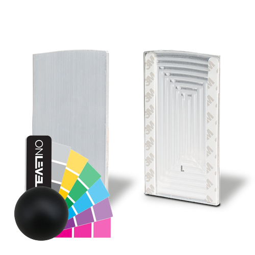 TF-6621 endcap left with covercap, aluminum RAL matt