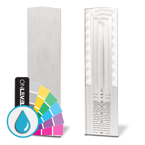 TF-6621 endcap left with covercap for stairway, aluminum ARMOR RAL