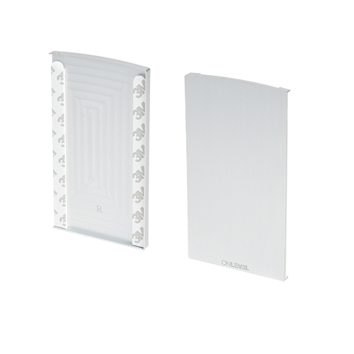 TF-6621 endcap right, aluminum natural anodized