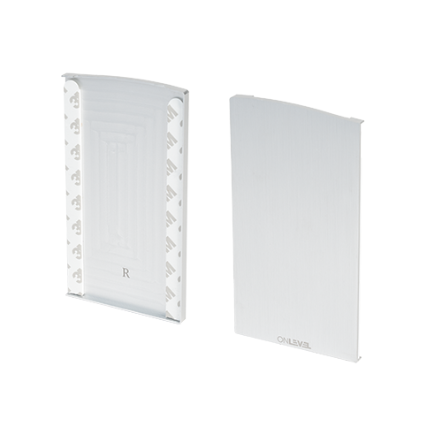 TF-6621 endcap right with covercap, aluminum natural anodized