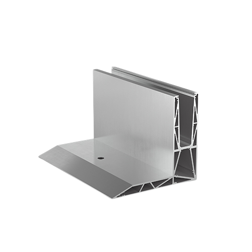 TL-3120 Glass profile L=2500mm aluminum natural anodized