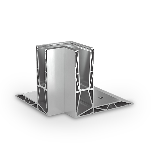 TL-3120 Inside corner 90° aluminum mill finish