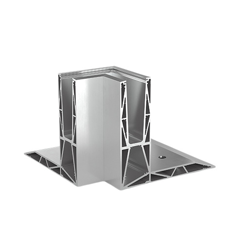TL-3120 Inside corner 90° aluminum natural anodized
