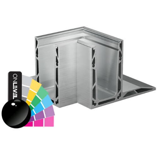 TF-3620 inside corner 90°, aluminum RAL shiny