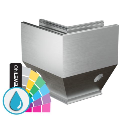 TF-3621 outside corner 90°, aluminum ARMOR RAL