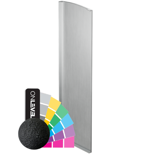 TF-3621 endcap left with covercap, aluminum RAL structure