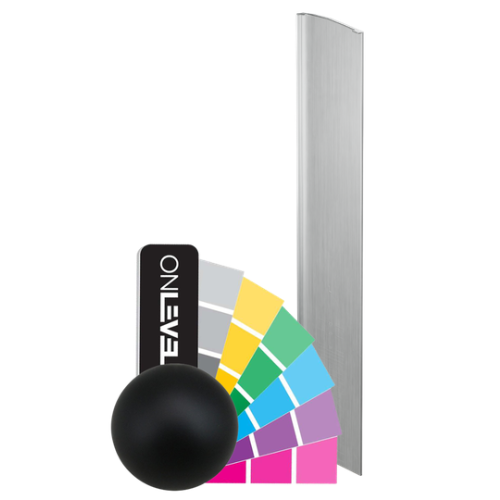 TF-3621 endcap left with covercap for stairway, aluminum RAL matt