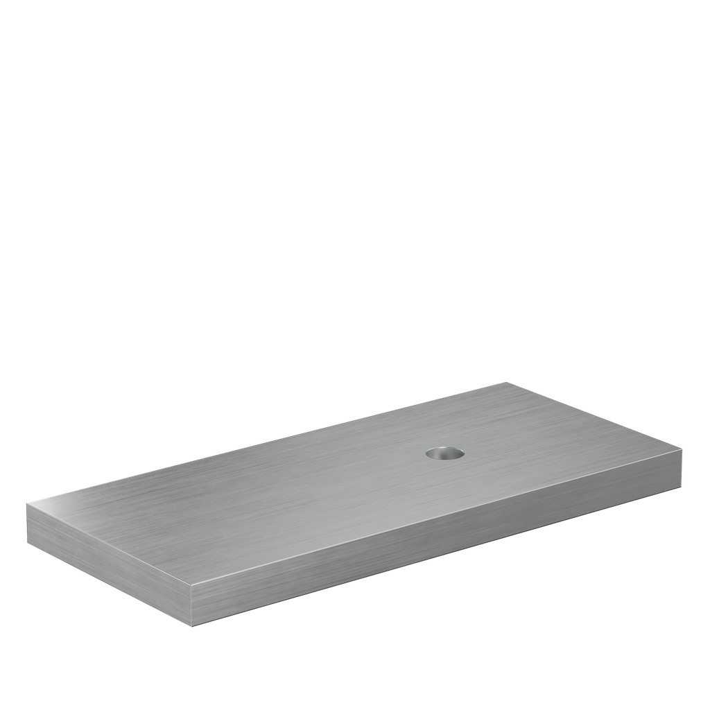 TF-3621 spacer thickness 15mm, aluminum mill finish