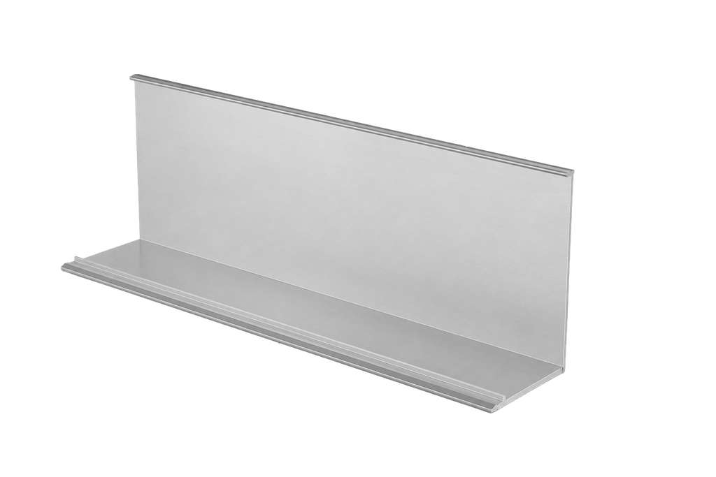 Covercap TL-3121 half height L=2500mm, alum. natural anodized