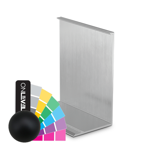 TL-3121 Covercap full height L=2500mm aluminum RAL matt