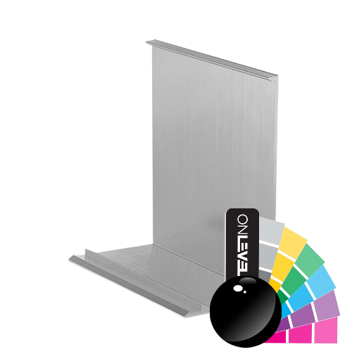 Covercap TL-3121 full height L=5000mm, aluminum RAL shiny