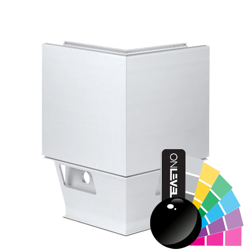 TL-3121 Outside corner 90° alum. RAL shiny