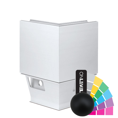 TL-3121 Outside corner 90° aluminum RAL mat