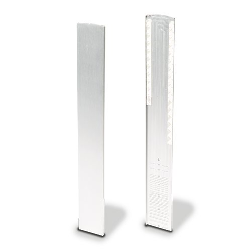 TL-3121 Endcap left half height covercap for stairway aluminum mill finish