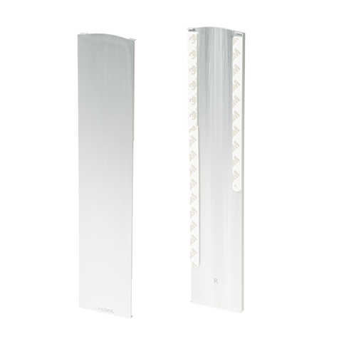 TL-3121 Endcap right half height covercap aluminum natural anodized