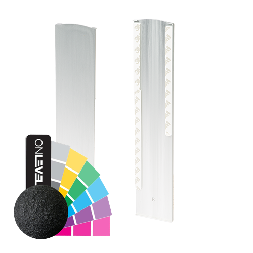 TL-3121 Endcap right half height covercap aluminum RAL struct.