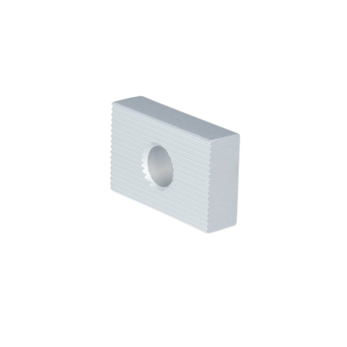 TL-3021/3121 Mounting block hole Ø13mm alum. natural anodized (PU=8)