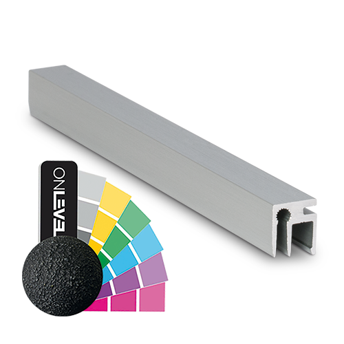 Top-cover slim with opening 3mm, L=5000mm, aluminum RAL structure