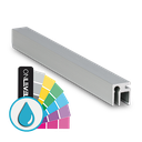 Top-cover slim with opening 3mm, L=5000mm, aluminum ARMOR RAL