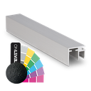 Top-cover slim with opening 10mm, L=5000mm, aluminum RAL structure