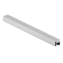 Top-cover with opening 3mm, L=5000mm, aluminum natural anodized