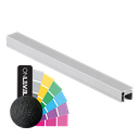 Top-cover with opening 3mm, L=5000mm, aluminum RAL structure