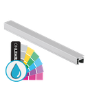 Top-cover with opening 3mm, L=5000mm, aluminum ARMOR RAL