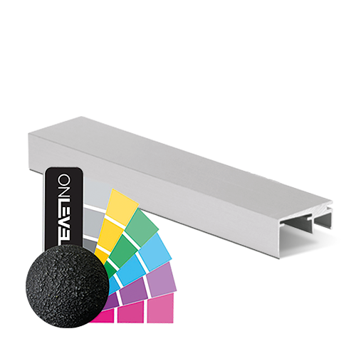 Top-cover with opening 20mm, L=5000mm, aluminum RAL structure