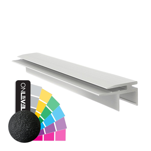 Top-cover with horizontal opening 2.5mm, L=5000mm, aluminum RAL structure