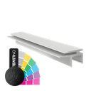 Top-cover with horizontal opening 2.5mm, L=5000mm, aluminum RAL structure