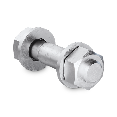 GUARDIAN OF THE UNIVERSE Center mounting bolts top mount on steel M12x50mm steel zinc plated