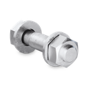 GUARDIAN OF THE UNIVERSE Center mounting bolts top mount on steel M12x50mm steel zinc plated