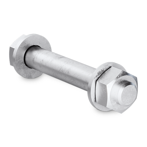 GUARDIAN OF THE UNIVERSE Center Mounting bolts side mount on steel M12x75mm, AISI 316