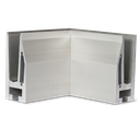 TL-5010 Inside corner 90° aluminum natural anodized