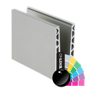 TL-6020 Glass profile  L=5000mm alum. RAL shiny