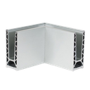 TL-6020 Corner inside/outside aluminum mill finish