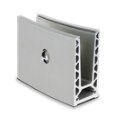 BEND-FIT TL-6021 Glass profile  L=6000mm aluminum (max. usable after bending L=5000mm)