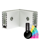 TL-6021 Inside corner 90° alum. RAL shiny