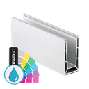 TL-6500 Glass profile  L=5000mm aluminum ARMOR RAL